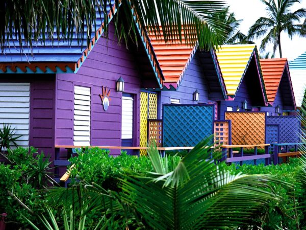 Wallpaper Colorful, Houses,, Bahamas