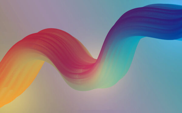 Wallpaper Colorful, Curve