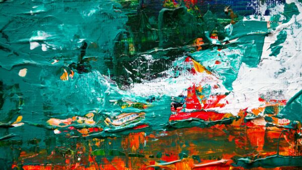 Wallpaper Desktop, Artistic, Abstract, Red, Mobile, And, Acrylic, Painting, Green