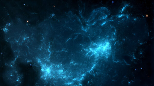 Wallpaper Galaxy, Night, Stars, During, Space, Dark, Desktop, Blue