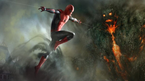 Wallpaper War, Man, Desktop, Far, Spider, From, Home