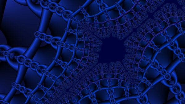 Wallpaper Desktop, Trippy, Pattern, Mobile, Network, Blue, Fractal