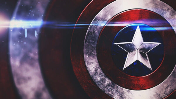 Wallpaper Shield, America, View, Captain, Closeup