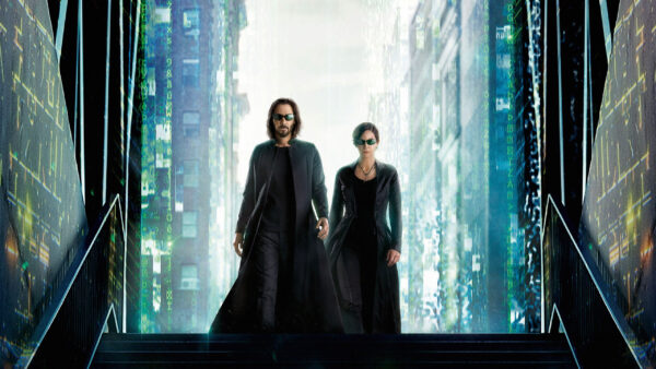 Wallpaper The, Trinity, Moss, Matrix, Neo, Reeves, Carrie-Anne, Keanu, Resurrections