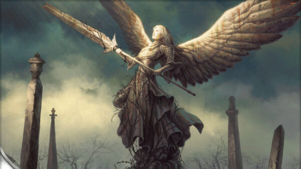 Wallpaper Girl, Wings, Statue, The, Desktop, With, Magic, Gathering