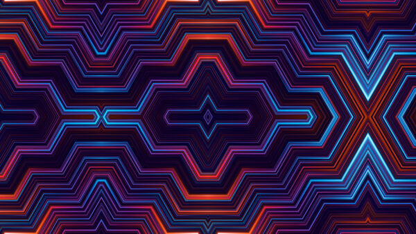 Wallpaper Geometric, Desktop, Colorful, Abstraction, Abstract, Mobile, Lines, Symmetry