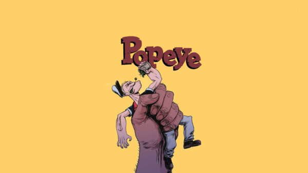 Wallpaper Man’s, Popeye, Background, Hand, Yellow