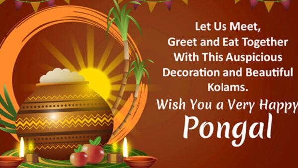 Wallpaper Meet, Eat, This, And, Together, With, Pongal, Let, Auspicious, Kolams, Greet, Decoration, Beautiful
