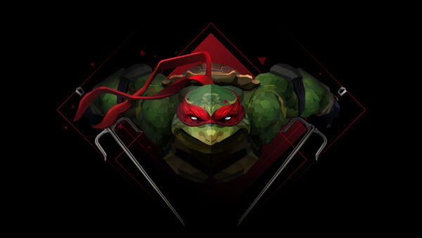 Wallpaper Raphael, Turtle, Ninja