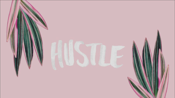Wallpaper Desktop, Hustle, Pink, Background, Indie
