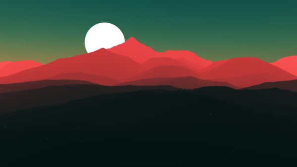 Wallpaper Background, White, Green, Desktop, Vaporwave, Moon