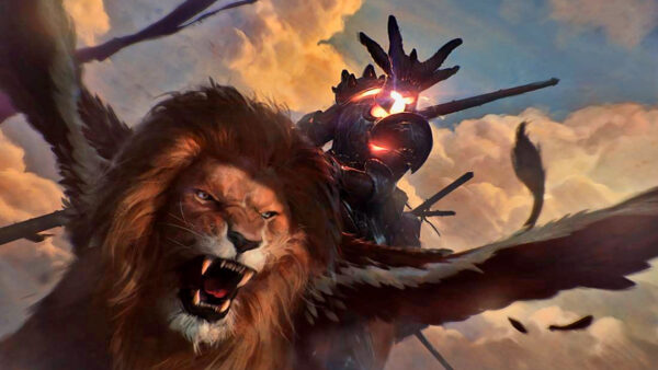 Wallpaper Desktop, Magic, Warrior, The, Gathering, And, Lion