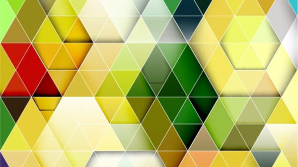 Wallpaper Triangles, Hexagon, Background, Colorful, Geometric