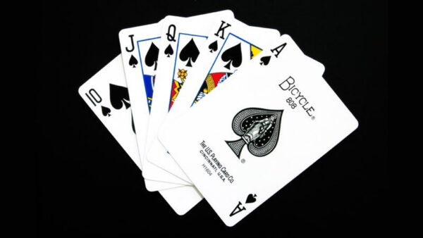 Wallpaper Cards, Black, Background, Playing