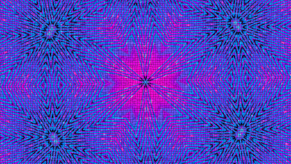 Wallpaper Blue, Art, Colors, Kaleidoscope, Digital, Pink, Artistic, Pattern, Abstract