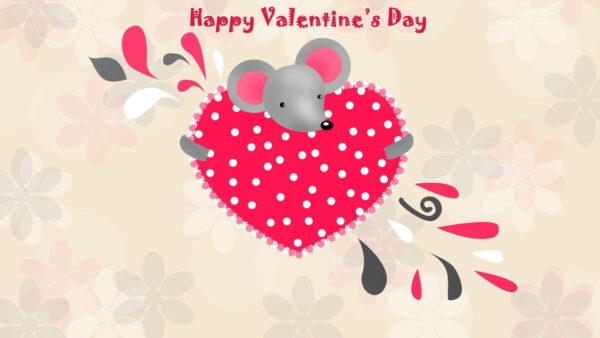 Wallpaper Desktop, With, Day, Valentine’s, Face, Heart, Mouse