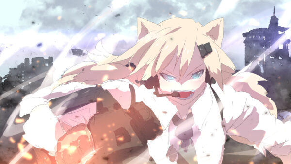 Wallpaper Background, With, Games, Desktop, IDW, Clouds, Frontline, Girls