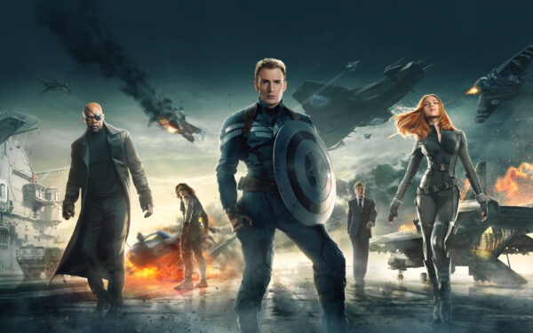 Wallpaper Winter, Soldier, America, Captain, 2014