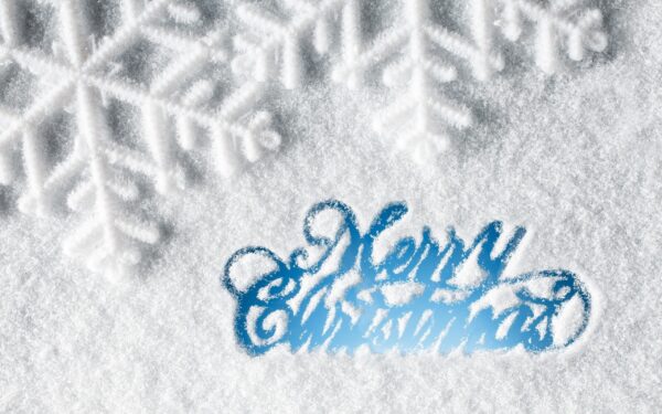 Wallpaper Snow, Merry, Christmas