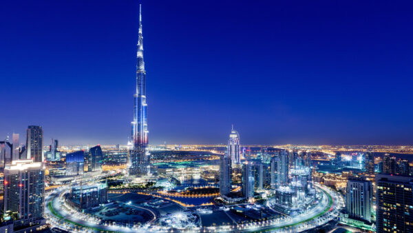 Wallpaper Aerial, Travel, Burj, Khalifa, Dubai, View