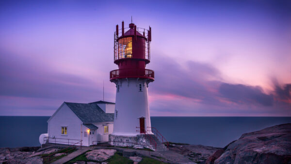 Wallpaper Travel, Lighthouse, Norway