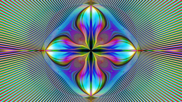 Wallpaper Mobile, Abstraction, Fractal, Glow, Lines, Colorful, Art, Abstract, Pattern, Desktop