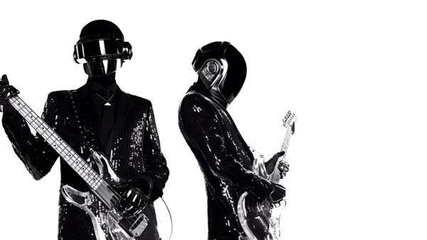 Wallpaper Daft, White, With, Guitar, Background, Punk
