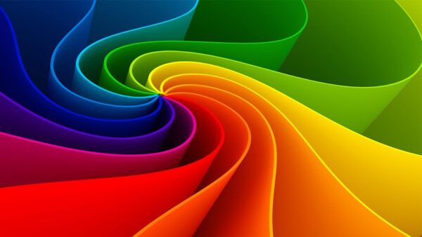 Wallpaper Desktop, Lines, Swirl, Colorful, Pride