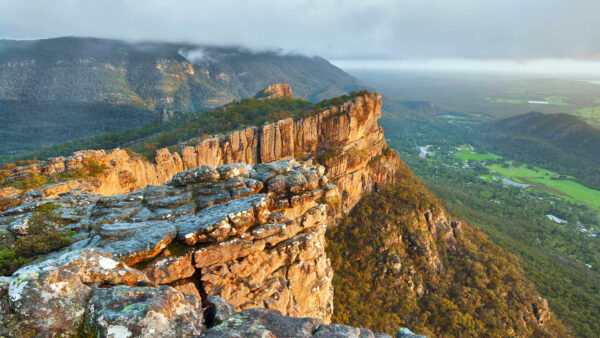 Wallpaper Rock, Bing, Bushes, Aerial, Mountains, Trees, View, Green