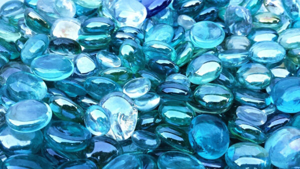 Wallpaper Image, Crystal, Green, Transparent, Bright, Glass, Blue