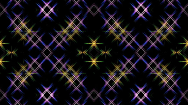 Wallpaper Patterns, Lines, Glow, Stars, Colorful, Fractal, Trippy