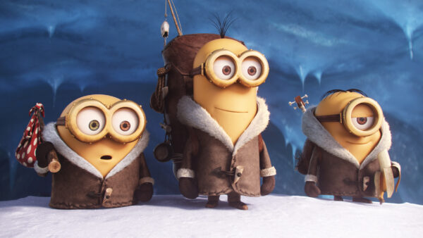 Wallpaper Minions, Snow