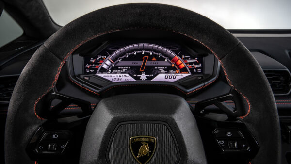 Wallpaper Lamborghini, Interior, 2019, Huracan, Evo