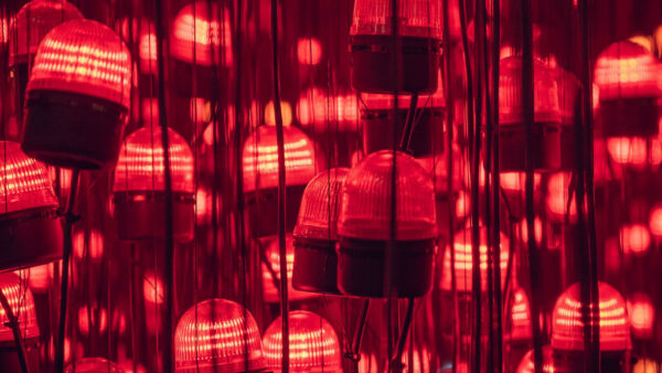 Wallpaper Aesthetic, Alert, Desktop, Red, Bulbs