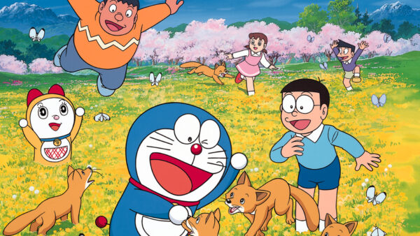 Wallpaper Desktop, Nobita, Doraemon, And, Friends