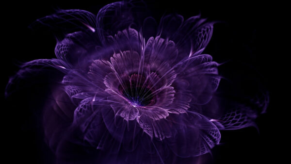 Wallpaper Abstract, Mobile, Purple, Flower, Desktop, Art