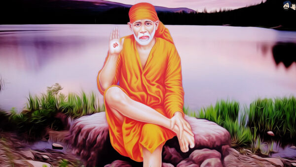 Wallpaper God, Background, Sai, Stone, River, Baba