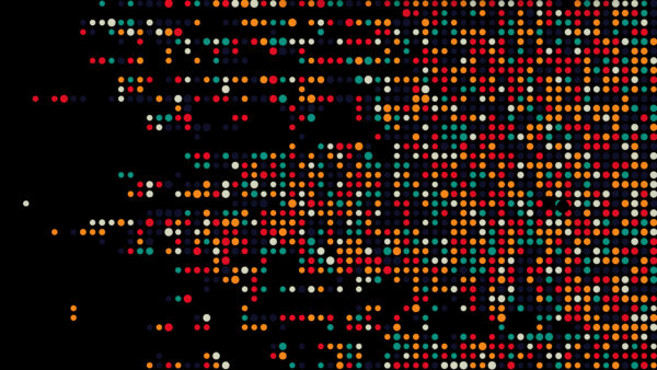 Wallpaper Colorful, Dots, Black, Desktop, Spots, Background, Abstract, Abstraction, Mobile