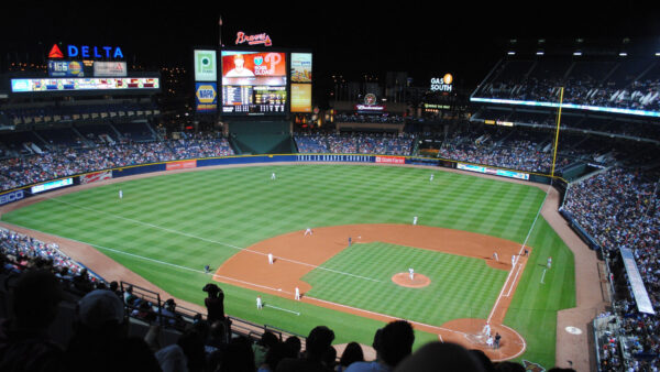 Wallpaper Aerial, Atlanta, Players, View, Desktop, Playground, With, Braves