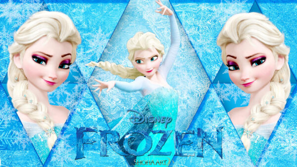 Wallpaper Background, Elsa, Blue, Images, Frozen