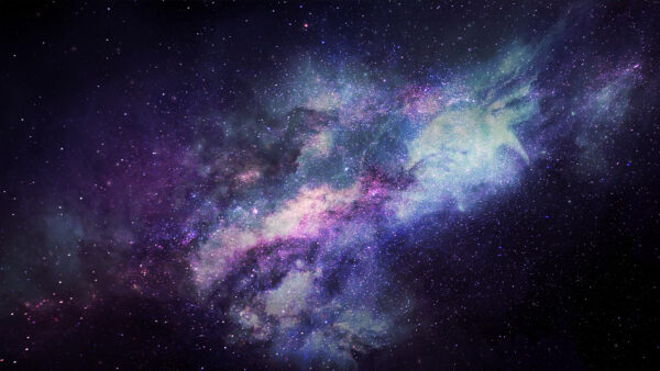 Wallpaper Galaxy, Stars, Desktop, Sky, Sparkling, Full