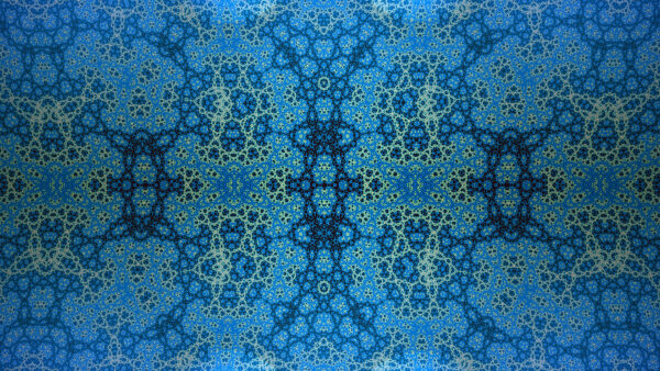 Wallpaper Abstraction, Dots, Pattern, Yellow, Light, Desktop, Mobile, Blue, Abstract, Design