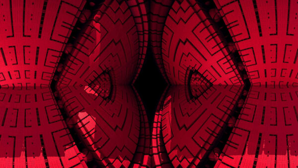 Wallpaper Black, Fractal, Glare, Pattern, Art, Abstract, Reflection, Red