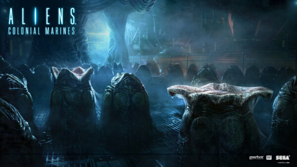 Wallpaper Aliens, Colonial, Marines