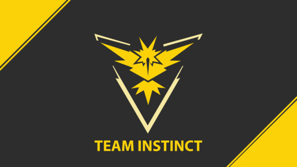 Wallpaper Instinct, Team, Yellow, Valor, Pokemon