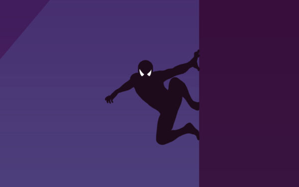 Wallpaper Spider, Minimal, Man