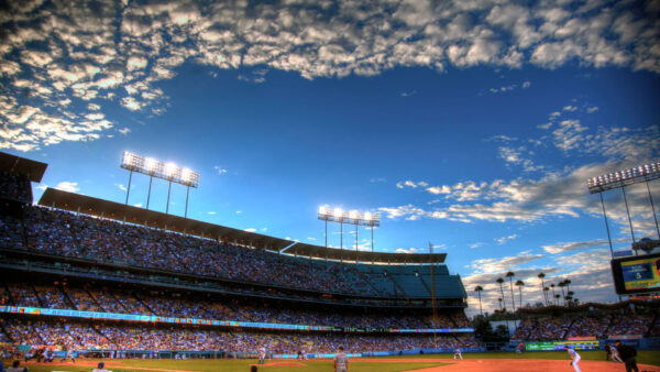 Wallpaper Angeles, Stadium, Dodgers, Players, Los, People, And, Ground, Desktop, Full