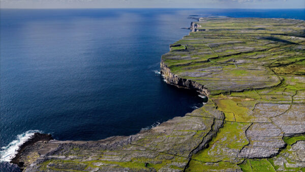 Wallpaper Desktop, Coast, Ocean, Calm, Mobile, Water, Seashore, Covered, Rocks, Algae, Body, Green