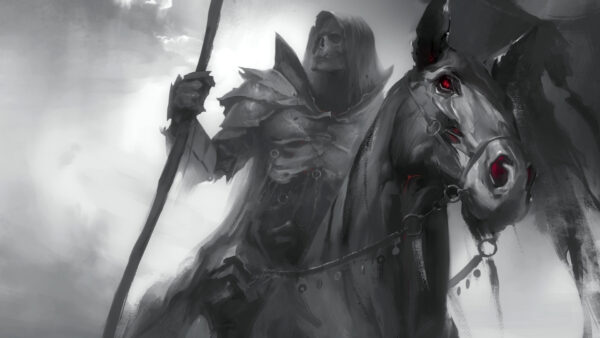 Wallpaper Death, Dark, Skull, Desktop, Horse, Games, Souls