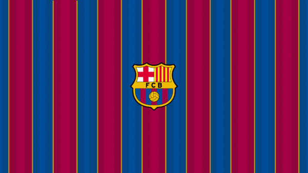 Wallpaper Emblem, Logo, Lines, Dark, Barcelona, Pink, Symbol, Crest, Soccer, Blue